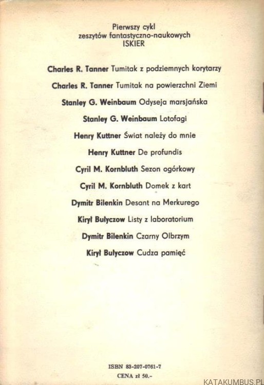 Sezon ogórkowy. CYRIL M. KORNBLUTH