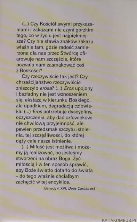 Refleksje nad encykliką Benedykta XVI "Deus caritas est". PRACA ZBIOROWA