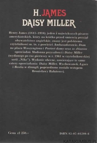 Daisy Miller. HENRY JAMES