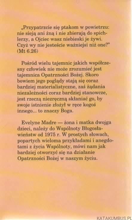 Zaufać Bogu. EVELYNE MADRE