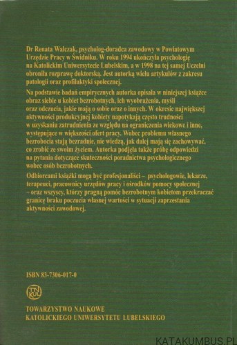 Obraz siebie u kobiet długotrwale bezrobotnych. RENATA WALCZAK
