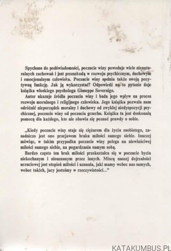 Poczucie winy. GIUSEPPE SOVERINGO
