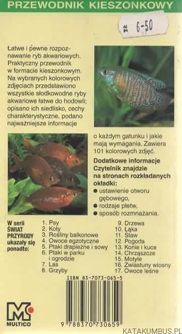 Ryby akwariowe. THOMAS ROMING