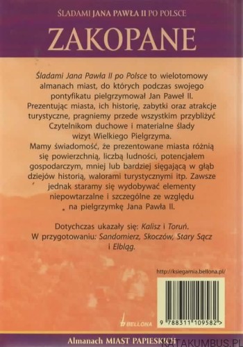 Śladami Jana Pawła II po Polsce. Zakopane. PRACA ZBIOROWA