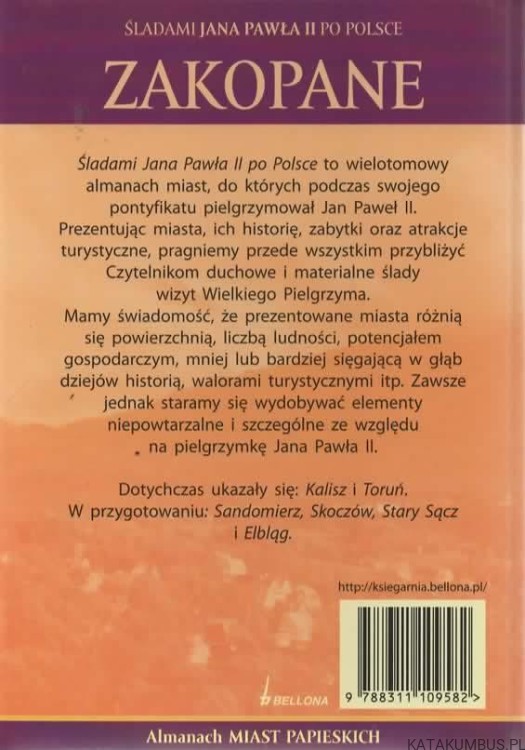 Śladami Jana Pawła II po Polsce. Zakopane. PRACA ZBIOROWA