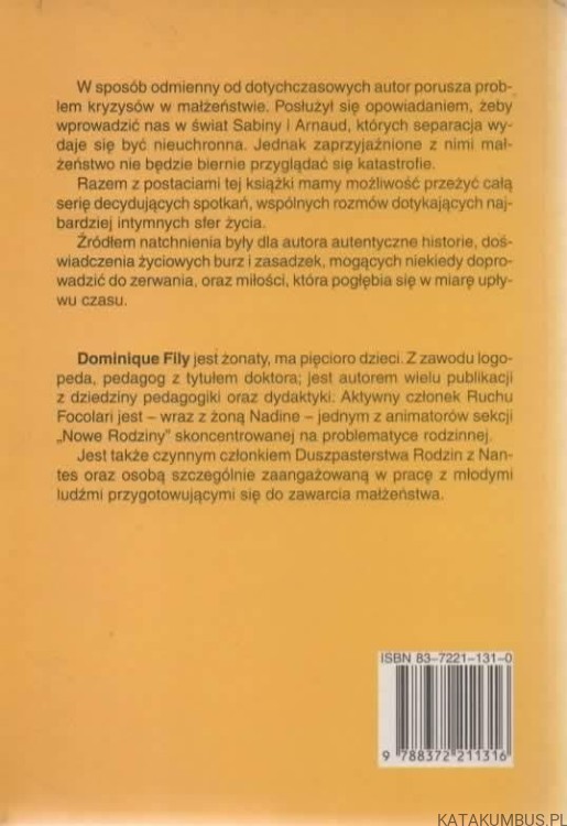 Pierwsze kryzysy w małżeństwie. DOMINIQUE FILY