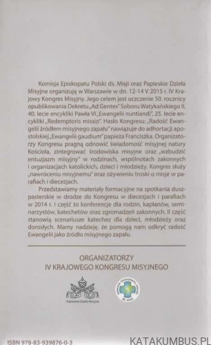 IV Krajowy Kongres Misyjny. Red. KS. DR ZBIGNIEW SOBOLEWSKI