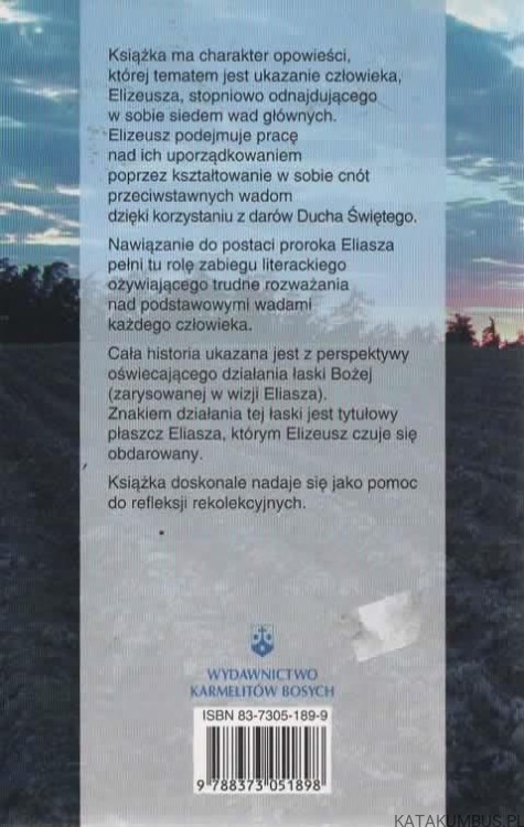 Płaszcz Eliasza. DANUTA MASTALSKA