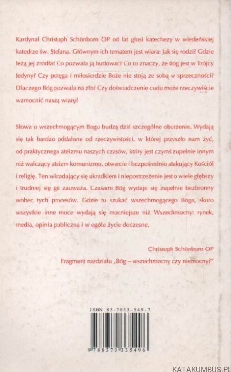 Jezus jako Chrystus - katechezy wiedeńskie. CHRISTOPH SCHONBORN OP