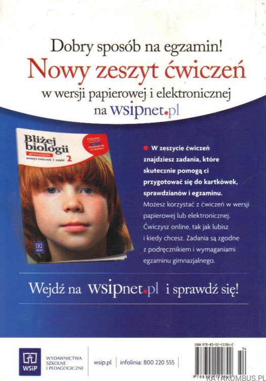 Bliżej biologii. Gimnazjum: podręcznik. Cz. 2. EWA JASTRZĘBSKA, EWA PYŁKA-GUTOWSKA