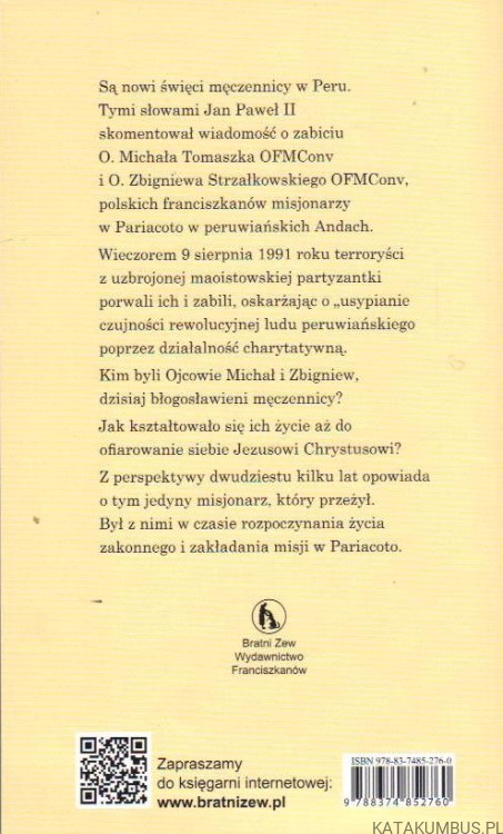 Bracia męczennicy. Historia opowiedziana przez trzeciego współbrata. JAROSŁAW WYSOCZAŃSKI OFMConv, ALBERTO FRISO