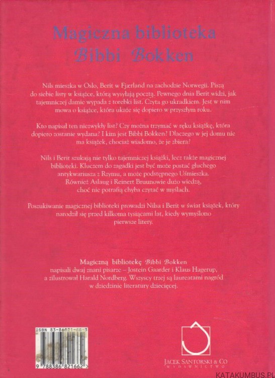 Magiczna biblioteka Bibbi Bokken. JOSTEIN GAARDER, KLAUS HAGERUP