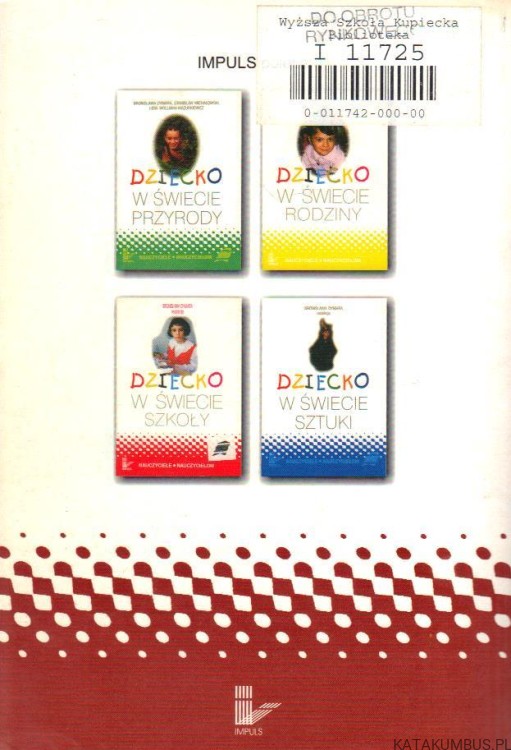 Dziecko w świecie współdziałania. Cz. 2. Red. BRONISŁAW DYMARA