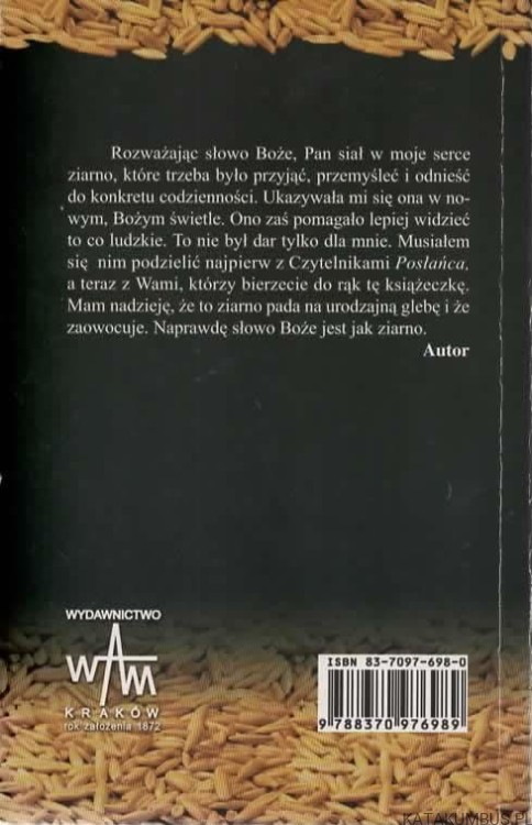 Słowa jak ziarno. JERZY SERMAK SJ