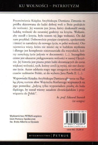 Ku wolności. Patriotyzm. abp. DAMIAN ZIMOŃ