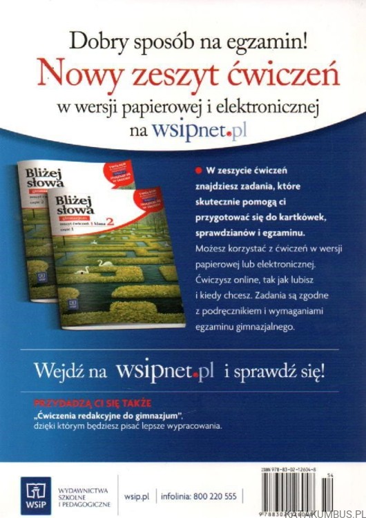 Bliżej słowa gimnazjum podręcznik klasa 2. EWA HORWATH, GRAŻYNA KIEŁB