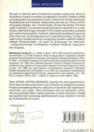 Wykłady z katolickiej nauki społecznej. BARTOLOMEO SORGE SJ