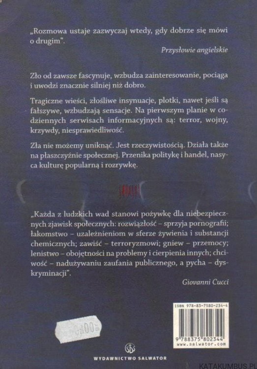 Fascynacja złem. Wady główne. GIOVANNI CUCCI