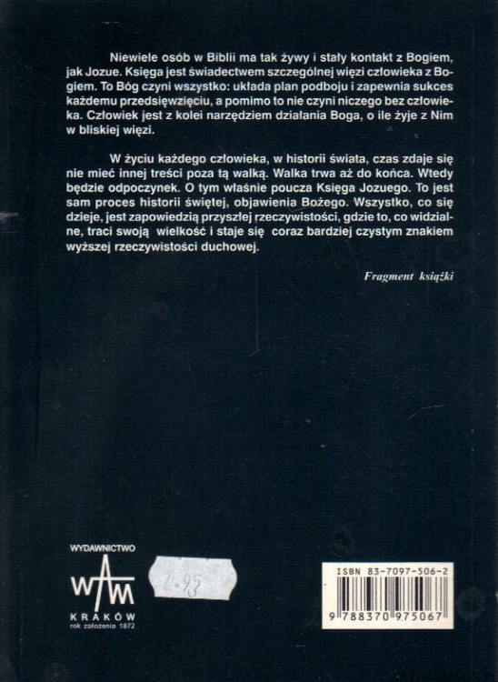 Medytacje na temat Księgi Jozuego. DIVO BARSOTTI