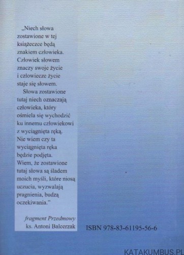 Wierzę, więc jestem. ks. ANTONI BALCERZAK