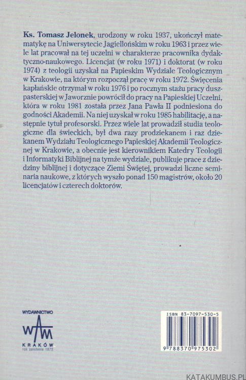 Nowy Testament dla Ciebie. TOMASZ JELONEK
