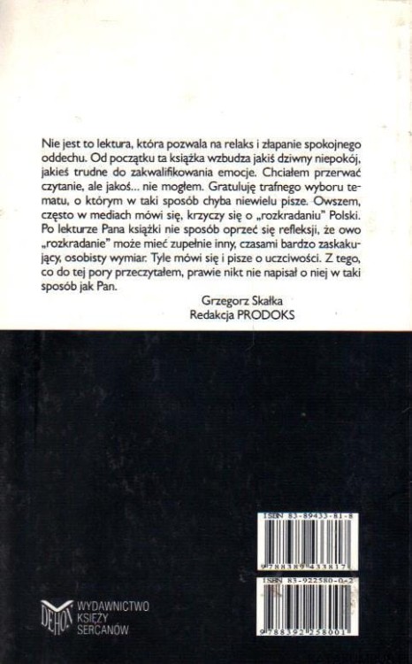 Uczciwi inaczej. MACIEJ OSUCH