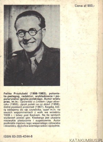 Opowieść o generale Kleebergu. FELIKS PRZYŁUBSKI