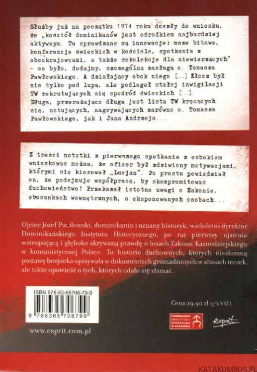 Portrety imienne i bezimienne. JÓZEF PUCIŁOWSKI OP
