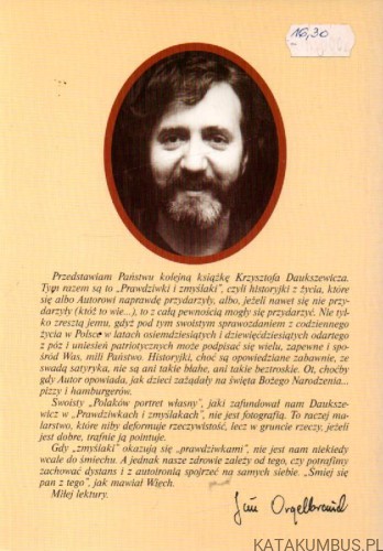 Prawdziwki i zmyślaki. KRZYSZTOF DAUKSZEWICZ