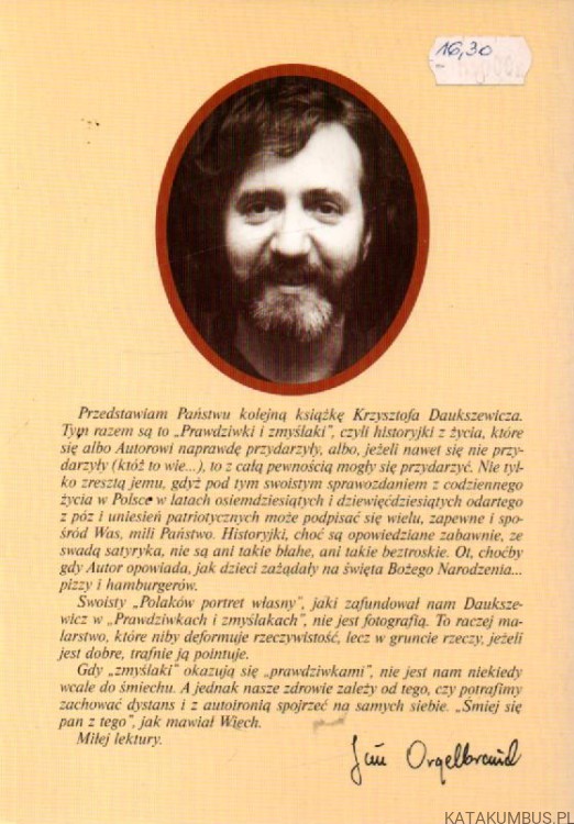 Prawdziwki i zmyślaki. KRZYSZTOF DAUKSZEWICZ