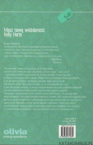 Masz nową wiadomość. KELLY HARTE