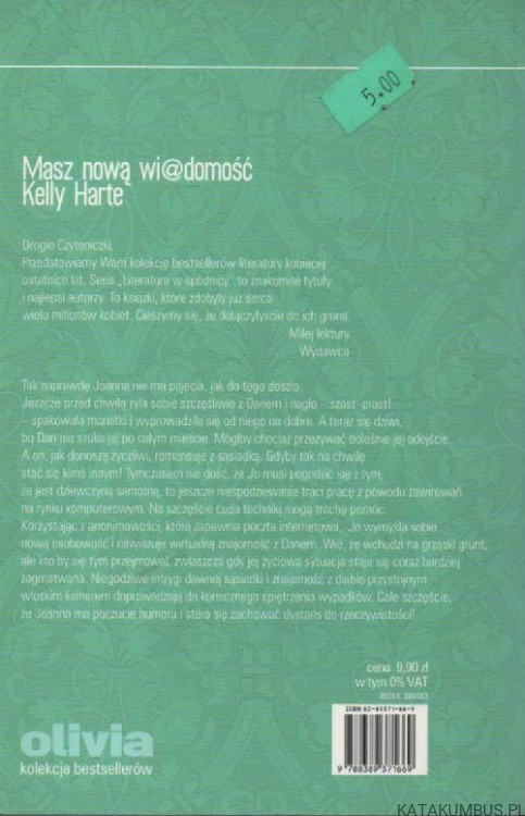 Masz nową wiadomość. KELLY HARTE