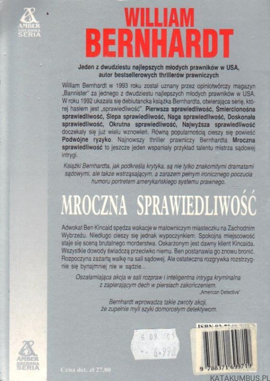 Mroczna sprawiedliwość. WILLIAM BERNHARDT