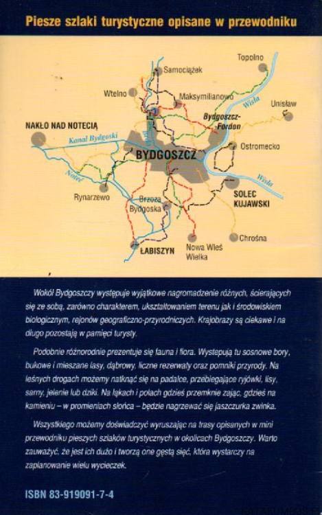 Piesze szlaki okolic Bydgoszczy. WŁODZIMIERZ BYKOWSKI