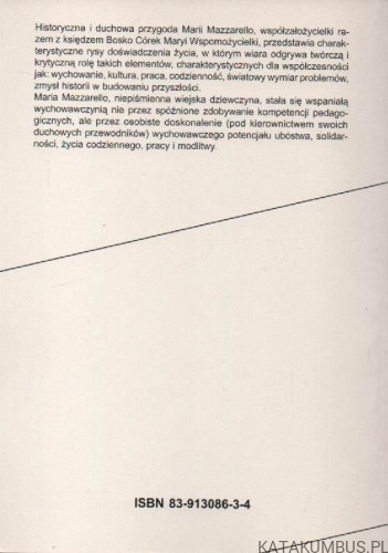 Maria Mazzarello. Przykazanie radości. DOMENICO AGASSO2