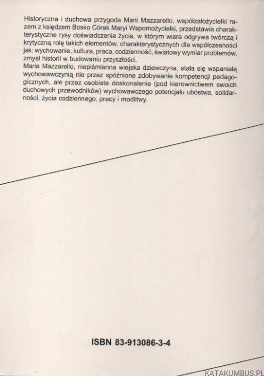 Maria Mazzarello. Przykazanie radości. DOMENICO AGASSO2