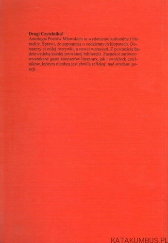 Rzeźbiona sercem. Antologia poetów mławskich. PRACA ZBIOROWA