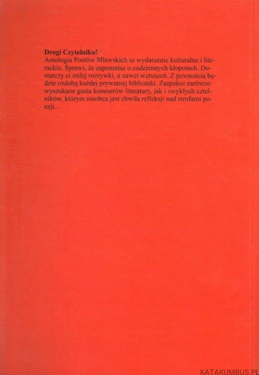 Rzeźbiona sercem. Antologia poetów mławskich. PRACA ZBIOROWA