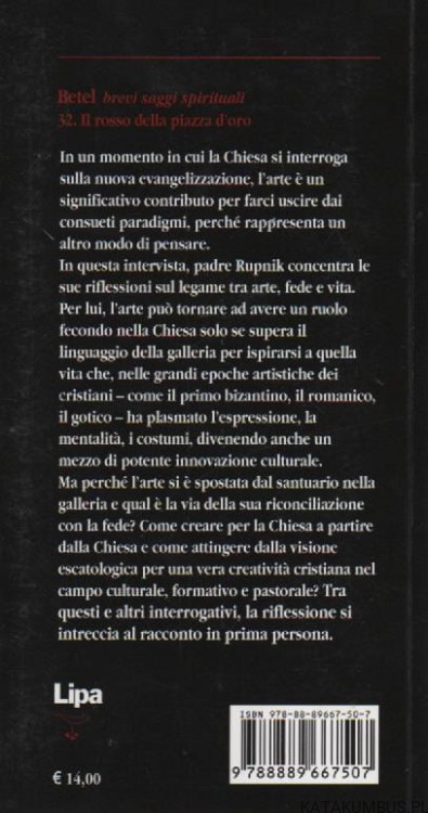 Il rosso della piazza d'oro. NATASA GOVEKAR