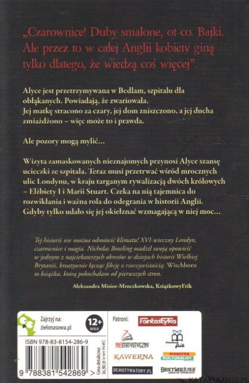 Witchborn córka czarownicy. NICHOLAS BOWLING