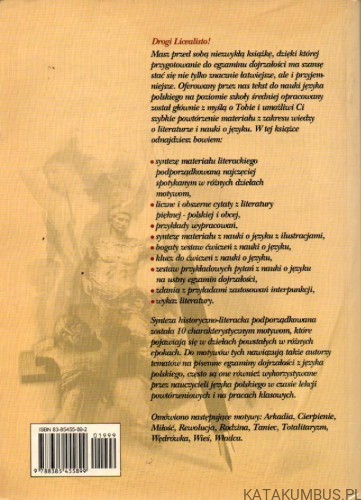 Vademecum maturzysty. Język polski. PRACA ZBIOROWA