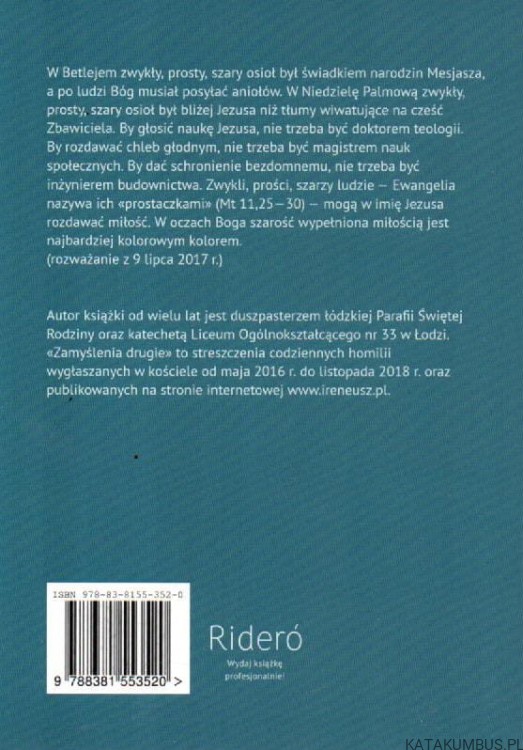 Zamyślenia drugie. KS. IRENEUSZ WĘGRZYN