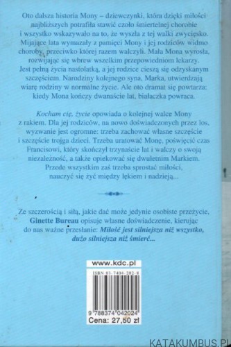 Kocham cię, życie. Mona. GINETTE BUREAU