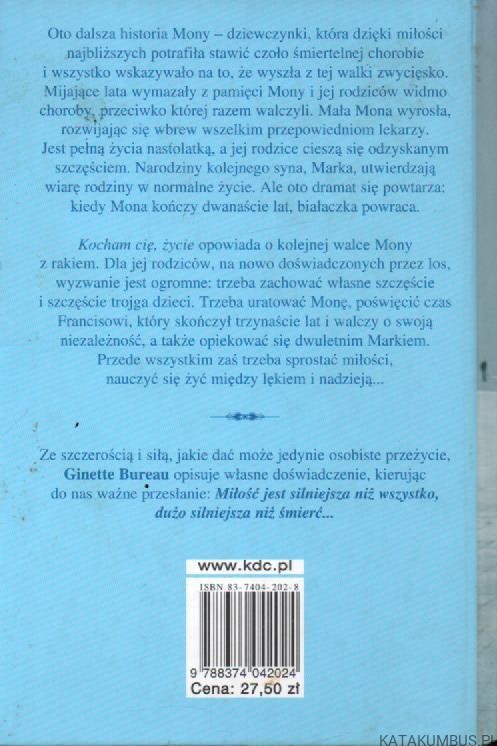 Kocham cię, życie. Mona. GINETTE BUREAU