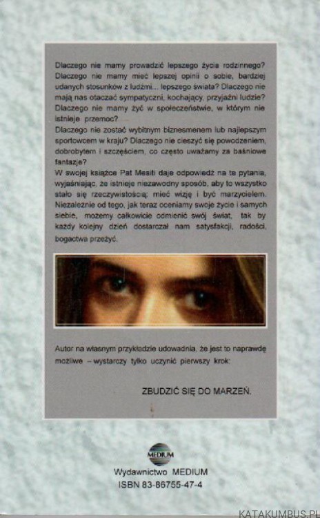 Zbudź się do marzeń. PAT MESITI. (id: 45729)