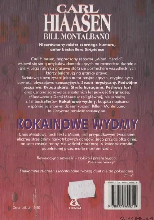 Kokainowe wydmy. CARL HIAASEN BILL MONTALBANO