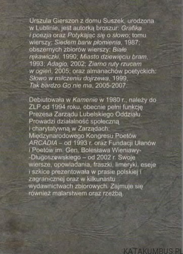 Wiersze patriotyczne. URSZULA GIERSZON