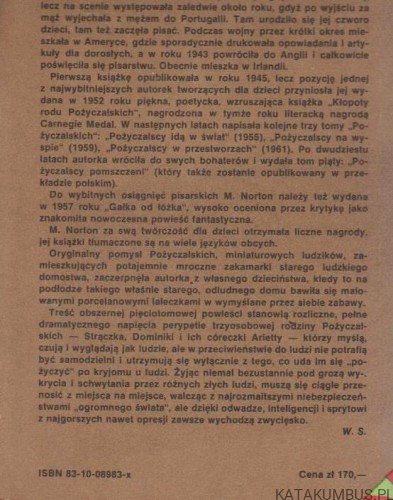 Pożyczalscy w przestworzach. MARY NORTON