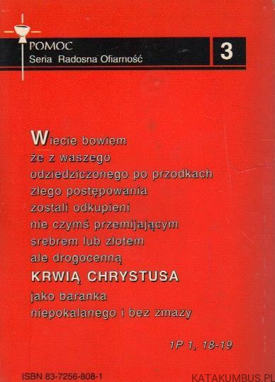 Sanktuarium Krwi Chrystusa w Częstochowie. Winfried Wermter CPPS