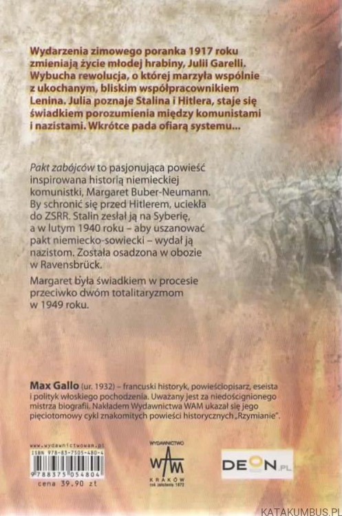 Pakt zabójców. MAX GALLO